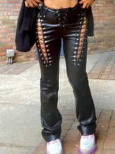 Lederhose mit geradem Bein